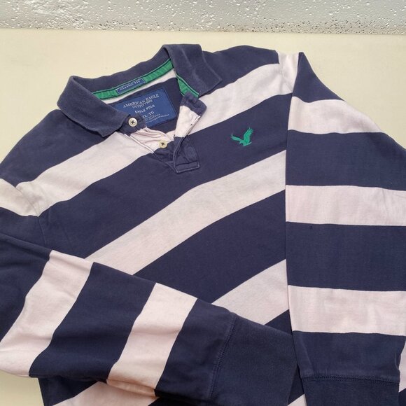 American Eagle Outfitters Other - American Eagle Men's Classic Fit Striped Rugby Polo